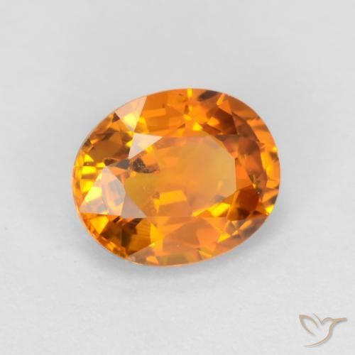 Safira Ouro Natural 0.72ct, oval, VS