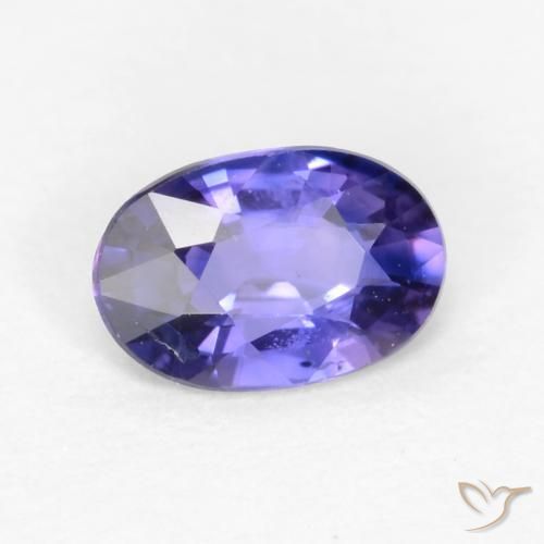 Safira Roxo profundo Natural 0.51ct, oval, VS-SI