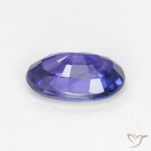 Safira Roxo profundo Natural 0.51ct, oval, VS-SI