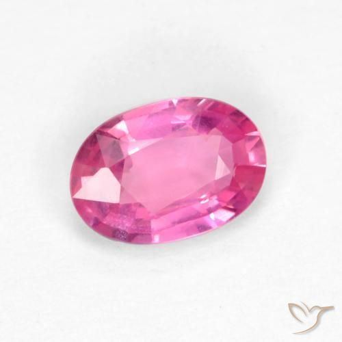 Safira Magenta Profundo Natural 0.47ct, oval, VS