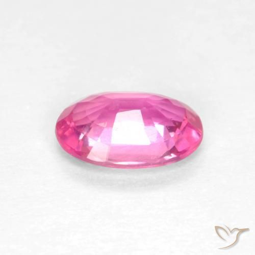 Safira Magenta Profundo Natural 0.47ct, oval, VS