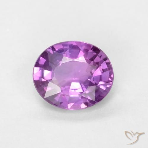 0.39ct Natural Roxo Intenso Safira, oval, VS