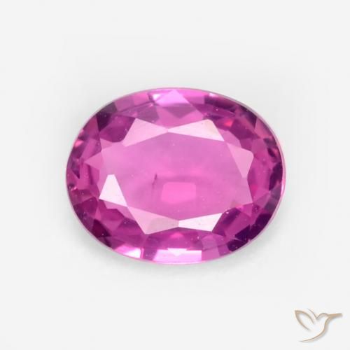 0.40ct Natural Magenta Safira, oval, VS