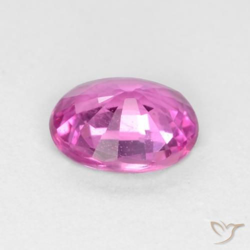 Safira Roxo rosado Natural 0.49ct, oval, VS