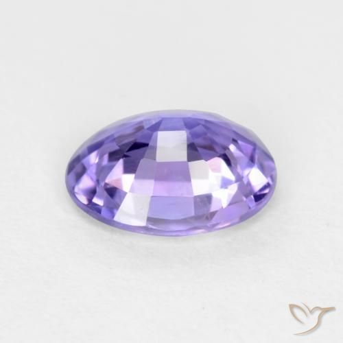Safira Violeta rosado Natural 0.48ct, oval, VS