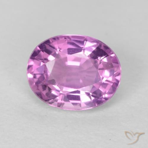 0.61ct Natural Rosa Violeta Roxo Safira, oval, VVS-VS
