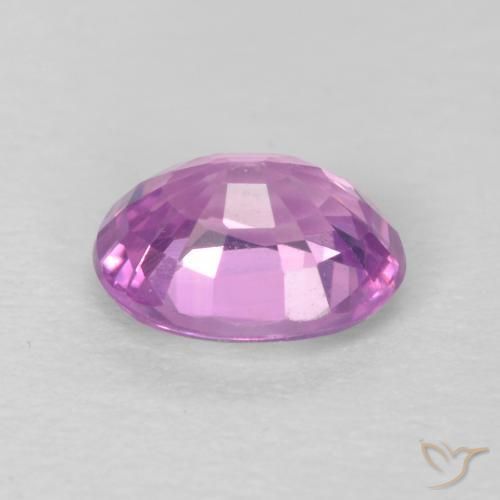 Safira Rosa Violeta Roxo Natural 0.61ct, oval, VVS-VS