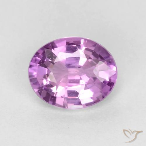 0.48ct Natural Lilás Roxo Safira, oval, VVS-VS