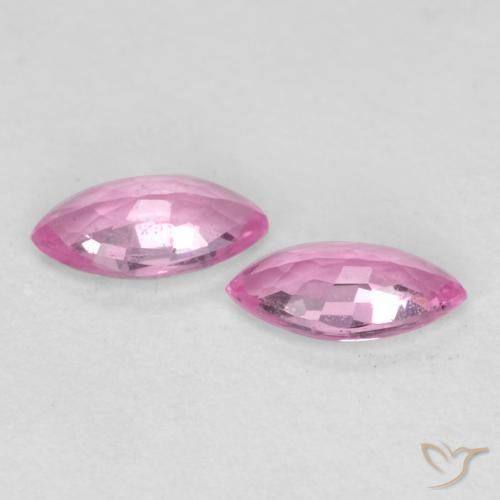 Pedras preciosas de Safira roxo médio natural de 0.36 ct, Marquesa, VS