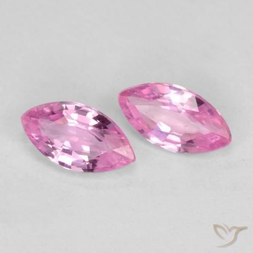 Pedras preciosas de Safira Roxo Intenso natural de 0.42 ct, Marquesa, VS