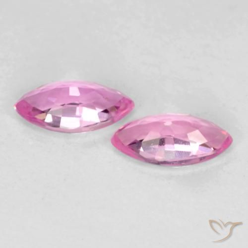 Pedras preciosas de Safira Roxo Intenso natural de 0.42 ct, Marquesa, VS