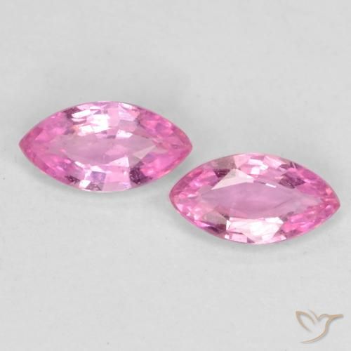 0.37ctw Natural roxo médio Safira, Marquesa, VS
