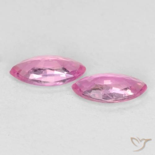 Pedras preciosas de Safira roxo médio natural de 0.37 ct, Marquesa, VS