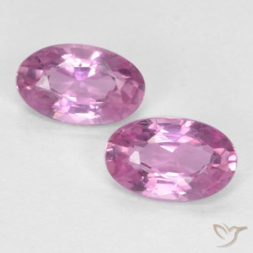 0.56ctw Natural rosa médio Safira, oval, VS