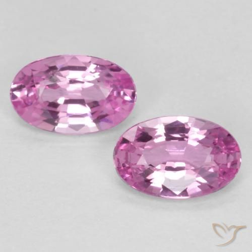 0.53ctw Natural Roxo Rosado Intenso Safira, oval, VS