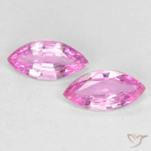 0.35ctw Natural Roxo Rosado Brilhante Safira, Marquesa, VS
