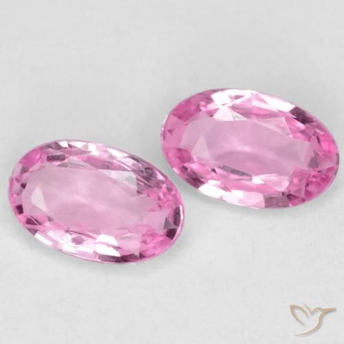 Pedras preciosas de Safira Roxo Intenso natural de 0.51 ct, oval, VS
