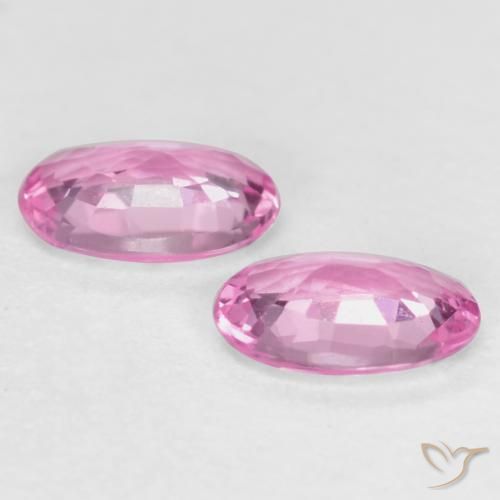 Pedras preciosas de Safira Roxo Intenso natural de 0.51 ct, oval, VS