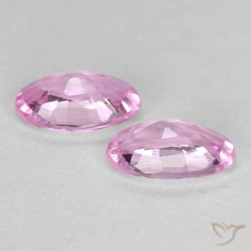 Pedras preciosas de Safira roxo médio natural de 0.51 ct, oval, VS
