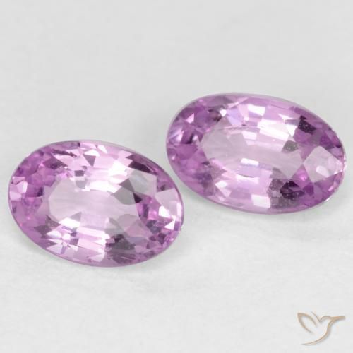 Pedras preciosas de Safira Violeta médio natural de 0.65 ct, oval, VS