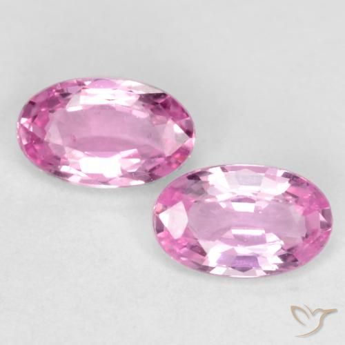 0.57ctw Natural Roxo Real Rosa Safira, oval, VS