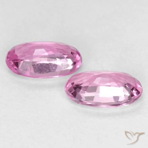 Pedras preciosas de Safira Roxo Real Rosa natural de 0.57 ct, oval, VS