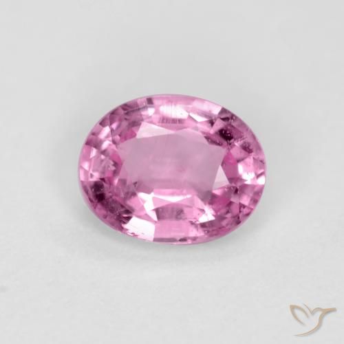 0.45ct Natural Roxo Real Rosa Safira, oval, VS-SI