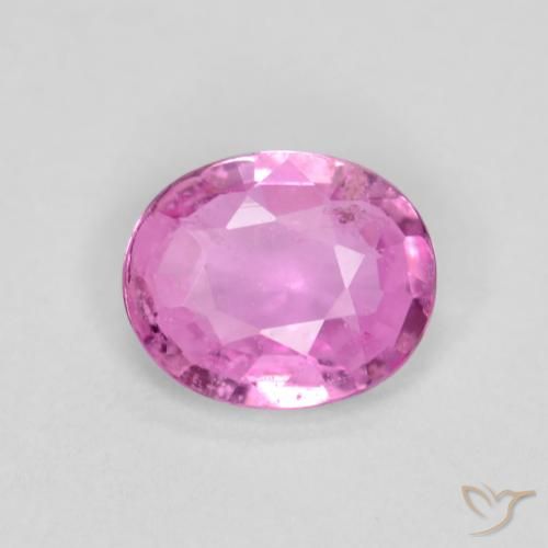 0.33ct Natural roxo médio Safira, oval, VS-SI