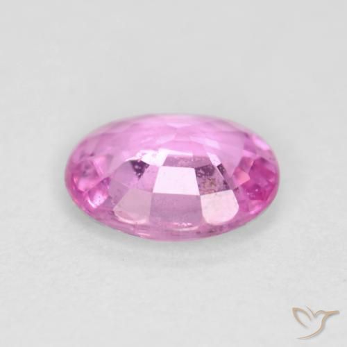 Safira roxo médio Natural 0.33ct, oval, VS-SI