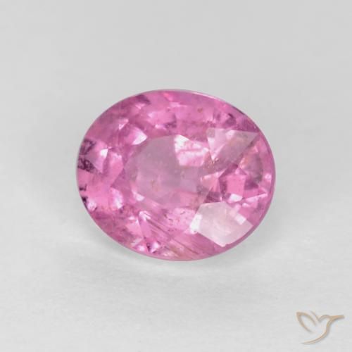 Safira Rosa Intenso Natural 0.43ct, oval, VS-SI