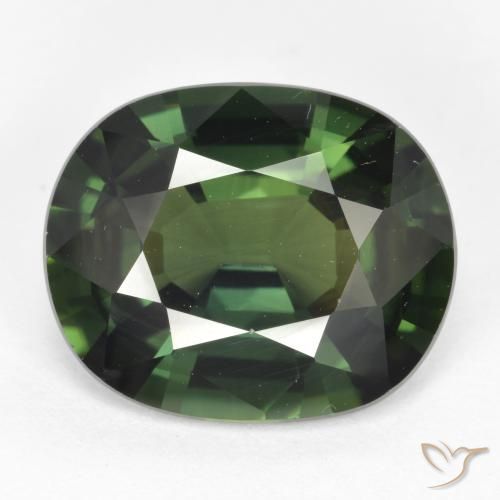 6.25ct Natural Verde Frio Safira, oval, VVS