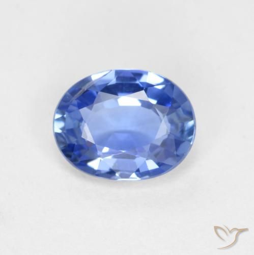 0.62ct Natural Bebê azul Safira, oval, VS