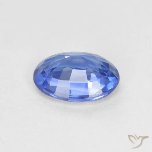 Safira Bebê azul Natural 0.62ct, oval, VS