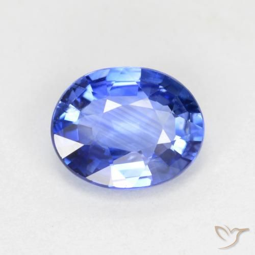 0.67ct Natural Pastel Azul Safira, oval, VVS-VS
