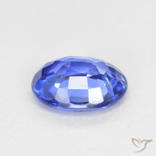 Safira Pastel Azul Natural 0.67ct, oval, VVS-VS