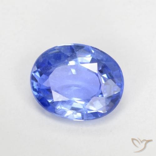 Safira Pastel Azul Natural 0.63ct, oval, VVS-VS