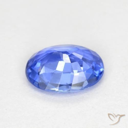 Safira Pastel Azul Natural 0.63ct, oval, VVS-VS