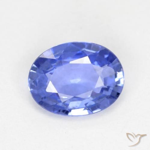 0.48ct Natural Azul médio Safira, oval, VS