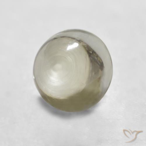Safira Luz amarela Natural 0.79ct, Redondo, Transparente