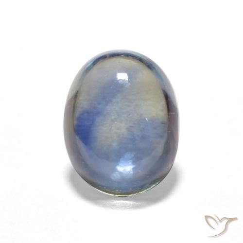 0.61ct Natural Azul-marinho Safira, oval, Transparente