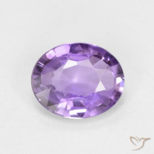 0.46ct Natural Violeta rosa médio Safira, oval, VVS-VS