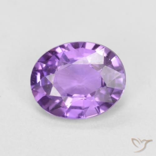 0.51ct Natural Violeta rosa médio Safira, oval, VVS-VS
