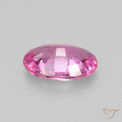 Safira roxo médio Natural 0.51ct, oval, VS-SI
