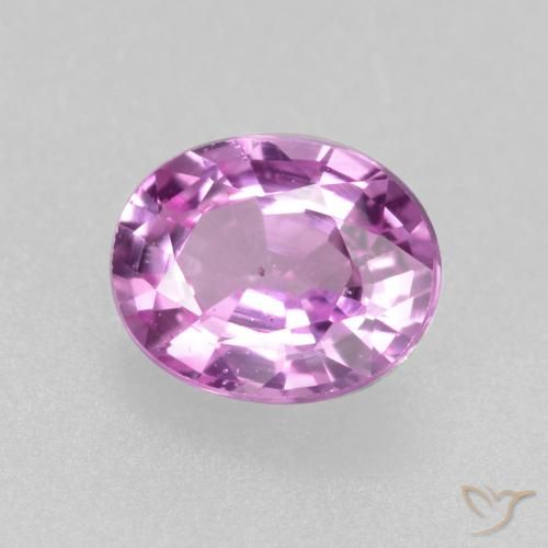 0.45ct Natural Roxo rosado Safira, oval, VS