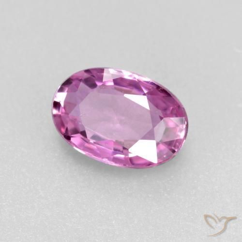 Safira Roxo Rosado Profundo Natural 0.50ct, oval, VVS-VS