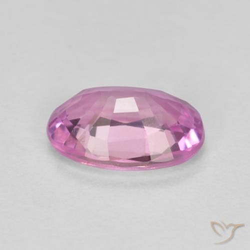 Safira Roxo Uva Muito Claro Natural 0.43ct, oval, VS