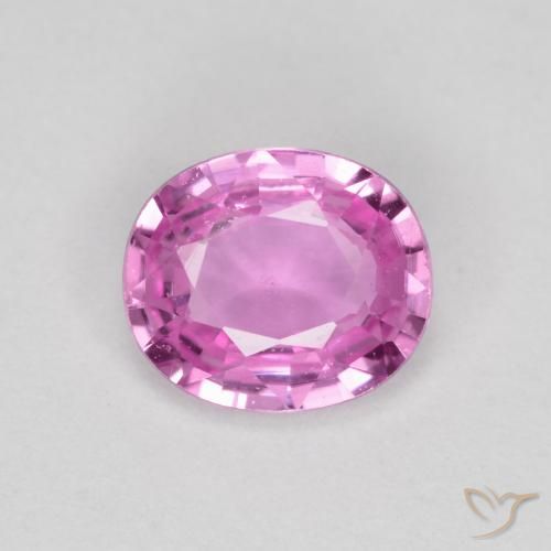 0.63ct Natural Roxo Rosa Safira, oval, VS
