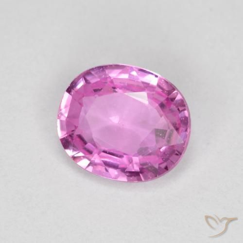 Safira Roxo Rosa Natural 0.63ct, oval, VS