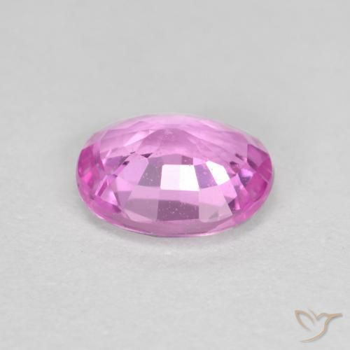 Safira Roxo Rosa Natural 0.63ct, oval, VS