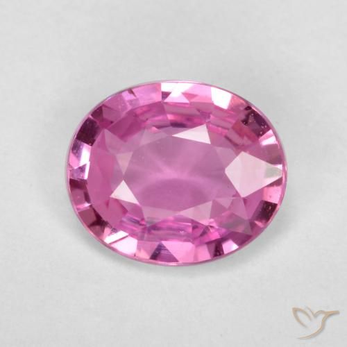 0.66ct Natural Roxo Rosa Safira, oval, VS